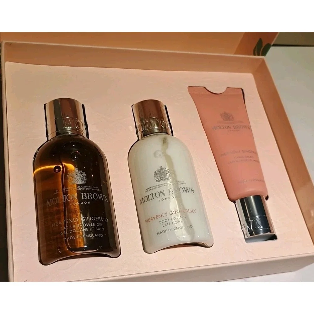 NEW MOLTON BROWN Heavenly Gingerlily Travel Body‎ & Hand Collection Gift Box